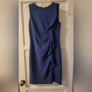 Elie Tahari Sleeveless Dress With Ruching